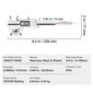 Digitaalinen työntömitta 0-150 mm, Vevor, ±0,02 mm hinta ja tiedot | Käsityökalut | hobbyhall.fi