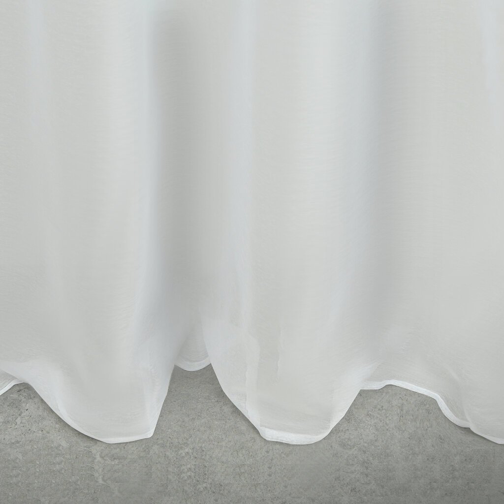 Valmiit voile-verhot BALTIC teipillä, 140x250, FBAT-01 Valkoinen hinta ja tiedot | Kaihtimet | hobbyhall.fi