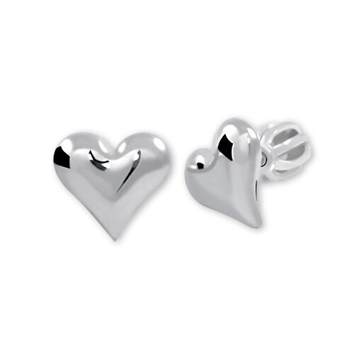 Brilio Silver Hopeakorvakorut Heart 431001 00440 04 sBS0155 hinta ja tiedot | Korvakorut | hobbyhall.fi