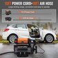 Kompakti kannettava ilmakompressori Vevor, 150 PSI, 100L/min, 12V hinta ja tiedot | Lisätarvikkeet autoiluun | hobbyhall.fi