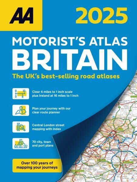 AA Motorist's Atlas 2025 2025 46th New edition