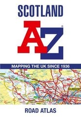 Scotland A-Z Road Atlas 4th Revised edition hinta ja tiedot | Matkakirjat ja matkaoppaat | hobbyhall.fi