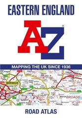 Eastern England A-Z Road Atlas hinta ja tiedot | Matkakirjat ja matkaoppaat | hobbyhall.fi