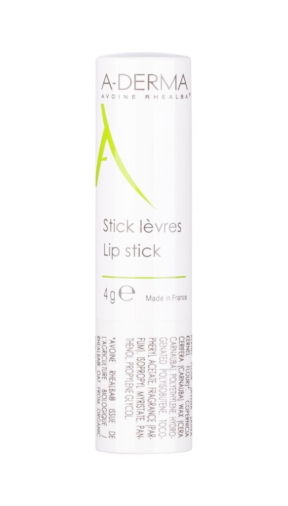 A-Derma Les Indispensables Lip Stick huulibalsami 4 g hinta ja tiedot | Huulipunat, huulikiillot ja huulirasvat | hobbyhall.fi
