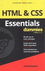 HTML & CSS Essentials For Dummies hinta ja tiedot | Talouskirjat | hobbyhall.fi