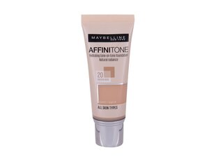 Maybelline Affinitone Foundation meikkivoide 30 ml, 20 Golden Rose hinta ja tiedot | Meikkivoiteet ja puuterit | hobbyhall.fi