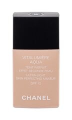 Chanel Vitalumiere Aqua, meikkivoide, 30 ml hinta ja tiedot | Meikkivoiteet ja puuterit | hobbyhall.fi