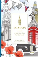 London: A Color-Your-Own Travel Journal hinta ja tiedot | Terveys- ja ravitsemuskirjat | hobbyhall.fi