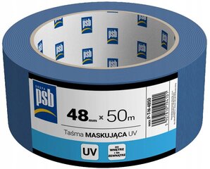 Maalarin sininen UV-maskiteippi PSB 48mm x 50m hinta ja tiedot | Maalaustarvikkeet | hobbyhall.fi