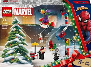 76293 LEGO® Marvel Spider-Man 2024 Joulukalenteri hinta ja tiedot | LEGOT ja rakennuslelut | hobbyhall.fi