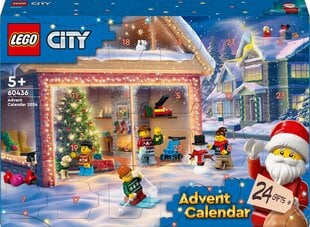 60436 LEGO® City 2024 Joulukalenteri hinta ja tiedot | LEGOT ja rakennuslelut | hobbyhall.fi