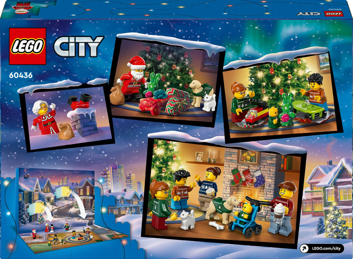 60436 LEGO® City 2024 Joulukalenteri hinta ja tiedot | LEGOT ja rakennuslelut | hobbyhall.fi