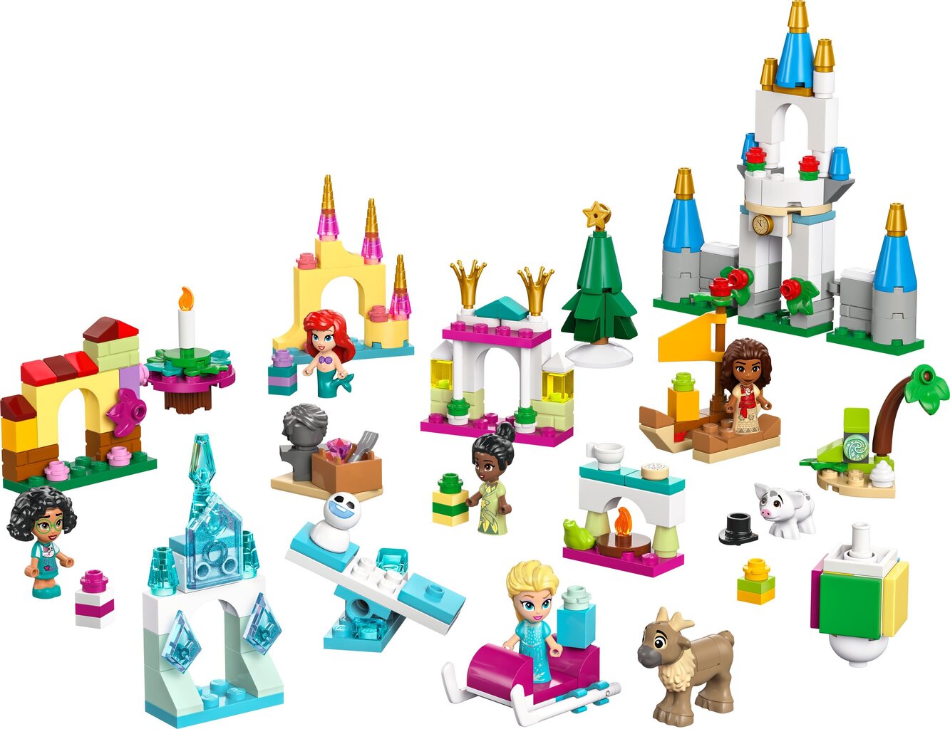 43253 LEGO® Disney 2024 joulukalenteri hinta ja tiedot | LEGOT ja rakennuslelut | hobbyhall.fi