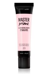 Maybelline FaceStudio Illuminating meikin pohjustusvoide 30 ml, sävy 20 hinta ja tiedot | Meikkivoiteet ja puuterit | hobbyhall.fi