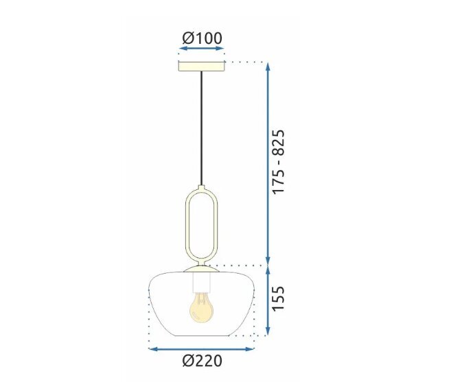 LOFT riippuvalaisin APP1074-1CP hinta ja tiedot | Riippuvalaisimet | hobbyhall.fi