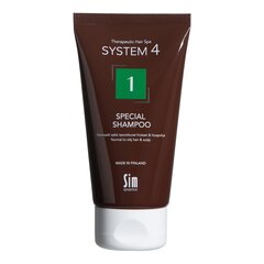 System4 1 Hoitoshampoo 75 ml hinta ja tiedot | Sim System Hajuvedet ja kosmetiikka | hobbyhall.fi