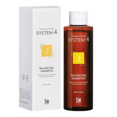 System4 2 Tasapainottava Shampoo 250 ml hinta ja tiedot | Sim System Hajuvedet ja kosmetiikka | hobbyhall.fi