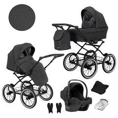 Lastenvaunut Romantic Kunert 3in1 Anthracite hinta ja tiedot | Vaunut ja rattaat | hobbyhall.fi