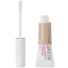 Maybelline Super Stay Full Coverage Under-Eye Concealer peitevoide 6 ml, 15 Light hinta ja tiedot | Meikkivoiteet ja puuterit | hobbyhall.fi