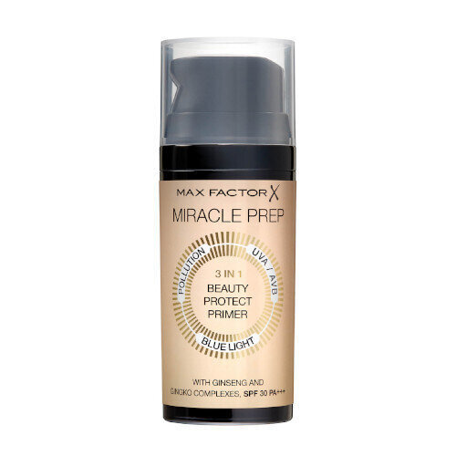 Max Factor Miracle Prep 3 in 1 Beauty Protect meikin pohjustusvoide 30 ml hinta ja tiedot | Meikkivoiteet ja puuterit | hobbyhall.fi