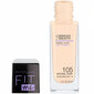 Maybelline Fit Me Luminous + Smooth -meikkivoide 105 Fair Ivory, 30ml hinta ja tiedot | Meikkivoiteet ja puuterit | hobbyhall.fi