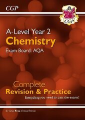 A-Level Chemistry: AQA Year 2 Complete Revision & Practice with Online Edition hinta ja tiedot | Lasten tietokirjat | hobbyhall.fi