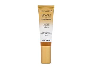 Max Factor Miracle Second Skin meikkivoide 30 ml, 08 Medium Tan hinta ja tiedot | Meikkivoiteet ja puuterit | hobbyhall.fi