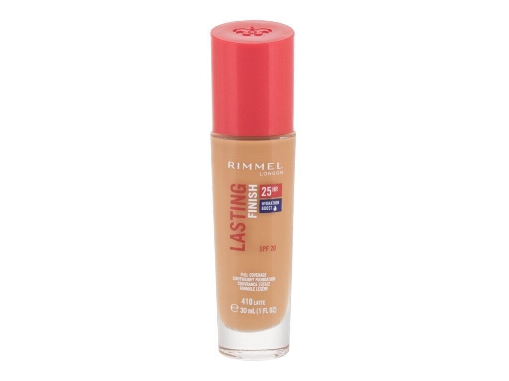 Rimmel London Lasting Finish 25H meikkivoide 30 ml, 410 Latte hinta ja tiedot | Meikkivoiteet ja puuterit | hobbyhall.fi