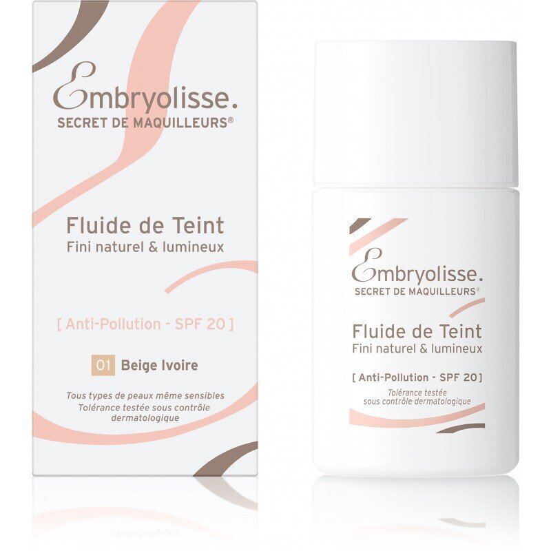 Embryolisse Secret De Maquilleurs Fluide De Teint meikkivoide 30 ml, 01 Ivory Beige hinta ja tiedot | Meikkivoiteet ja puuterit | hobbyhall.fi