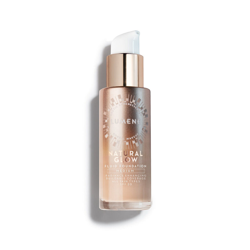 LUMENE Natural Glow SPF20 Medium -meikkivoide 30 ml hinta ja tiedot | Meikkivoiteet ja puuterit | hobbyhall.fi