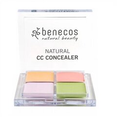 Benecos Natural CC Concealer peiteväripaletti 5 ml hinta ja tiedot | Meikkivoiteet ja puuterit | hobbyhall.fi