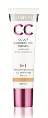 Lumene CC Color Correcting Cream SPF20 CC-voide 30 ml, Medium hinta ja tiedot | Meikkivoiteet ja puuterit | hobbyhall.fi