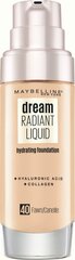 Maybelline Dream Satin Liquid SPF13, meikkivoide, 30 ml, 40 Fawn hinta ja tiedot | Meikkivoiteet ja puuterit | hobbyhall.fi