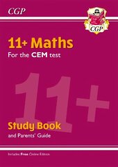 11plus CEM Maths Study Book (with Parents Guide & Online Edition) hinta ja tiedot | Lasten tietokirjat | hobbyhall.fi