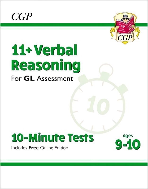 11plus GL 10-Minute Tests: Verbal Reasoning - Ages 9-10 (with Online Edition) hinta ja tiedot | Lasten tietokirjat | hobbyhall.fi