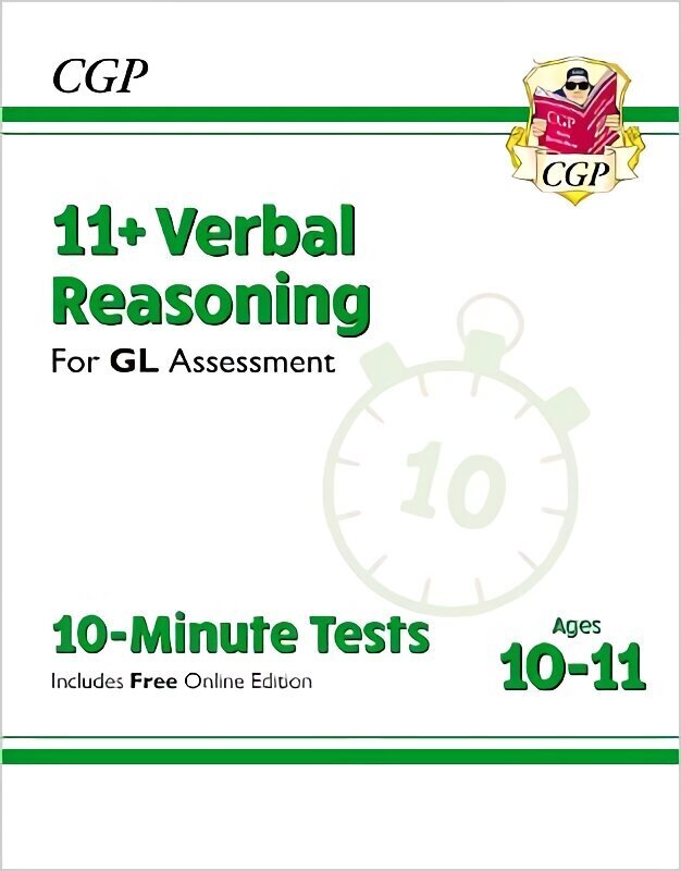 11plus GL 10-Minute Tests: Verbal Reasoning - Ages 10-11 Book 1 (with Online Edition) hinta ja tiedot | Lasten tietokirjat | hobbyhall.fi