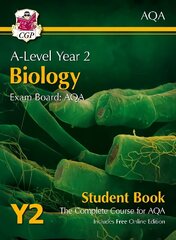 A-Level Biology for AQA: Year 2 Student Book with Online Edition hinta ja tiedot | Lasten tietokirjat | hobbyhall.fi