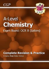 A-Level Chemistry: OCR B Year 1 & 2 Complete Revision & Practice with Online Edition hinta ja tiedot | Lasten tietokirjat | hobbyhall.fi