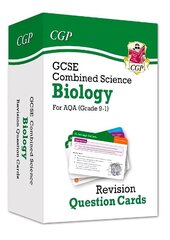 GCSE Combined Science: Biology AQA Revision Question Cards hinta ja tiedot | Lasten tietokirjat | hobbyhall.fi