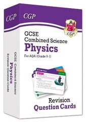 GCSE Combined Science: Physics AQA Revision Question Cards hinta ja tiedot | Lasten tietokirjat | hobbyhall.fi