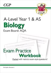 A-Level Biology: AQA Year 1 & AS Exam Practice Workbook - includes Answers hinta ja tiedot | Lasten tietokirjat | hobbyhall.fi