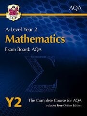 A-Level Maths for AQA: Year 2 Student Book with Online Edition hinta ja tiedot | Lasten tietokirjat | hobbyhall.fi