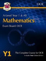 A-Level Maths for OCR: Year 1 & AS Student Book with Online Edition Online ed hinta ja tiedot | Lasten tietokirjat | hobbyhall.fi