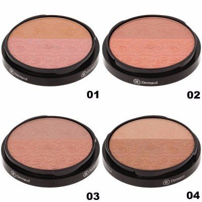 Puuteri Dermacol DUO Blusher 8,5 g, 01 01 01 hinta ja tiedot | Meikkivoiteet ja puuterit | hobbyhall.fi