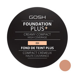 GOSH Foundation Plus + Creamy Compact High Coverage -meikkivoide, 9 g, Natural 10 hinta ja tiedot | Meikkivoiteet ja puuterit | hobbyhall.fi