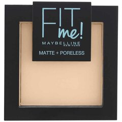 Maybelline Fit Me Matte Poreless Pressed Powder puuteri 9 g, 105 Natural Ivory hinta ja tiedot | Meikkivoiteet ja puuterit | hobbyhall.fi