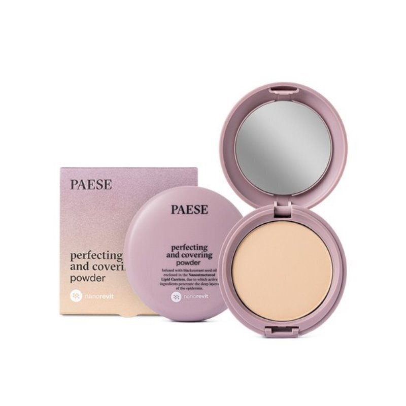 Paese Nanorevit Perfecting and Covering Powder puuteri 9 g, 04 Warm Beige hinta ja tiedot | Meikkivoiteet ja puuterit | hobbyhall.fi