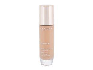 Clarins Everlasting Foundation meikkivoide 30 ml, 108,5W Cashew hinta ja tiedot | Meikkivoiteet ja puuterit | hobbyhall.fi