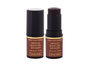 Max Factor Miracle Sheer aurinkopuuteri 8 g, 006 Deep Bronze hinta ja tiedot | Meikkivoiteet ja puuterit | hobbyhall.fi