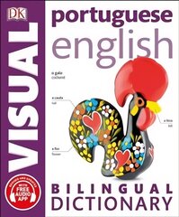 Portuguese-English Bilingual Visual Dictionary with Free Audio App hinta ja tiedot | Vieraiden kielten oppimateriaalit | hobbyhall.fi